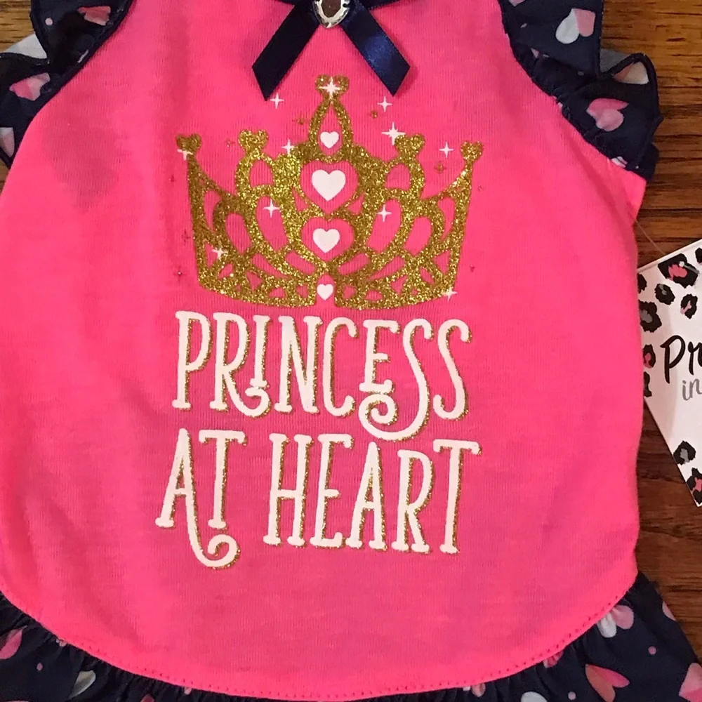 Puppy / Dog / Pet Apparel Princess at Heart Dress NWT 
Crown & Hearts
Medium
Bun - Picture 4 of 14